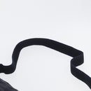 HERMES Fourre Tout Bassas MM Shoulder Bag Canvas Navy Silver Auth ti3713-8