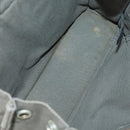 HERMES Fourre Tout Hand Bag Canvas 4 Set Gray Black Red Auth ti3714-25