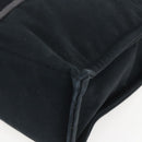 HERMES Fourre Tout MM Hand Bag Canvas Black Silver Auth ti3715-10