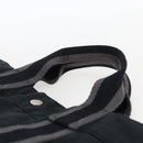 HERMES Fourre Tout MM Hand Bag Canvas Black Silver Auth ti3715-8