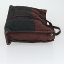 HERMES Fourre Tout Hand Bag Canvas 3 Set Beige Brown black Auth ti3717-11