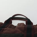 HERMES Fourre Tout Hand Bag Canvas 3 Set Beige Brown black Auth ti3717-13