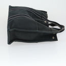 HERMES Fourre Tout Hand Bag Canvas 3 Set Beige Brown black Auth ti3717-18