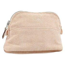 HERMES Bolide PM Pouch Canvas Orange Auth ti3718