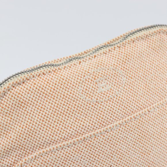 HERMES Bolide PM Pouch Canvas Orange Auth ti3718