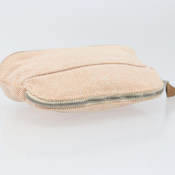 HERMES Bolide PM Pouch Canvas Orange Auth ti3718