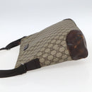 GUCCI GG Supreme Shoulder Bag PVC Beige Silver 110054 Auth ti3720-4