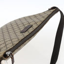 GUCCI GG Supreme Shoulder Bag PVC Beige Silver 110054 Auth ti3720-6