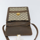 GUCCI GG Supreme Web Sherry Line Shoulder Bag PVC Beige Red Auth ti3724-18