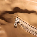 CELINE Macadam Canvas Hand Bag PVC Beige Gold Auth ti3725-20