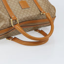 CELINE Macadam Canvas Hand Bag PVC Beige Gold Auth ti3725-7