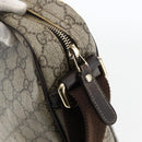 GUCCI GG Supreme Shoulder Bag PVC Beige Gold 201448 Auth ti3728-14