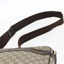 GUCCI GG Supreme Shoulder Bag PVC Beige Gold 201448 Auth ti3728-8
