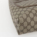 GUCCI GG Supreme Web Sherry Line Tote Bag PVC Beige Gold 16 002 4487 Auth ti3729-11