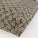 GUCCI GG Supreme Web Sherry Line Tote Bag PVC Beige Gold 16 002 4487 Auth ti3729-12