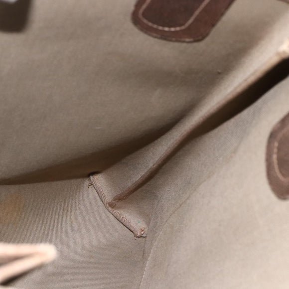 GUCCI GG Supreme Web Sherry Line Tote Bag PVC Beige Gold 16 002 4487 Auth ti3729
