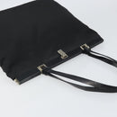 PRADA Tote Bag Nylon Black Silver Auth ti3730-6