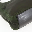 PRADA Shoulder Bag Nylon Khaki Auth ti3732-15