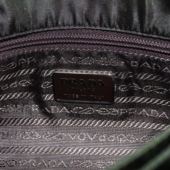 PRADA Shoulder Bag Nylon Khaki Auth ti3732