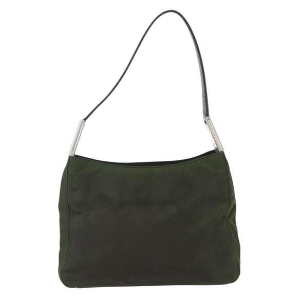 PRADA Shoulder Bag Nylon Khaki Auth ti3732