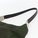PRADA Shoulder Bag Nylon Khaki Auth ti3732-8