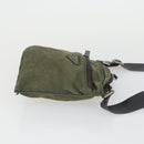 PRADA Shoulder Bag Nylon 2 Set Khaki Auth ti3736-12