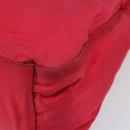 PRADA Tote Bag Nylon plastic Red Auth ti3740-15