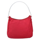 PRADA Tote Bag Nylon plastic Red Auth ti3740-13