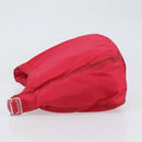 PRADA Tote Bag Nylon plastic Red Auth ti3740-4