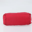 PRADA Tote Bag Nylon plastic Red Auth ti3740-5