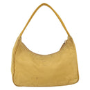PRADA Hand Bag Nylon Yellow Silver Auth ti3741-2