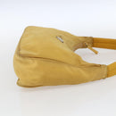 PRADA Hand Bag Nylon Yellow Silver Auth ti3741-4