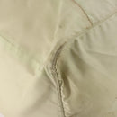 PRADA Boston Bag Nylon Cream Beige Auth ti3742-18