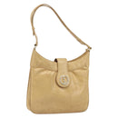 GUCCI Umhängetasche Leder Beige Gold 007 112 0094 Auth ti3745-1