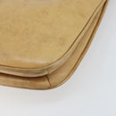 GUCCI Umhängetasche Leder Beige Gold 007 112 0094 Auth ti3745-9