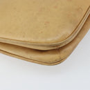 GUCCI Umhängetasche Leder Beige Gold 007 112 0094 Auth ti3745-14