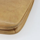 GUCCI Umhängetasche Leder Beige Gold 007 112 0094 Auth ti3745-15