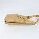 GUCCI Umhängetasche Leder Beige Gold 007 112 0094 Auth ti3745-3