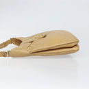 GUCCI Umhängetasche Leder Beige Gold 007 112 0094 Auth ti3745-4