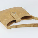 GUCCI Umhängetasche Leder Beige Gold 007 112 0094 Auth ti3745-6