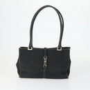 GUCCI Bag Nylon 2 Set Khaki Black Auth ti3748-2