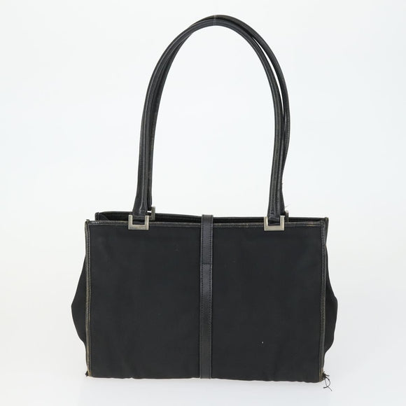 GUCCI Bag Nylon 2 Set Khaki Black Auth ti3748