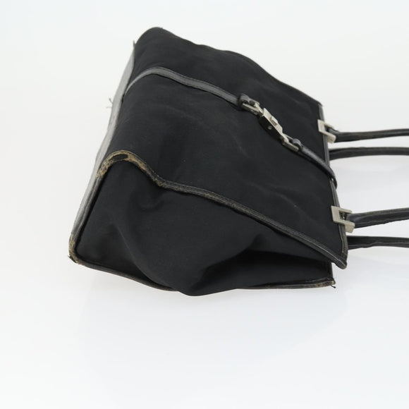 GUCCI Bag Nylon 2 Set Khaki Black Auth ti3748