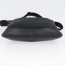 GUCCI GG Canvas Shoulder Bag Black Silver 145857 Auth ti3750-10