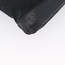 GUCCI GG Canvas Shoulder Bag Black Silver 145857 Auth ti3750-11