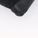 GUCCI GG Canvas Shoulder Bag Black Silver 145857 Auth ti3750-13