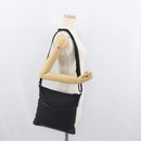 GUCCI GG Canvas Shoulder Bag Black Silver 145857 Auth ti3750-25