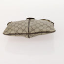 GUCCI GG Supreme Web Sherry Line Pouch Clutch Bag PVC 2 Set Beige Auth ti3752-6