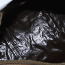 FENDI Zucchino Canvas Hand Bag PVC 2 Set Brown Auth ti3754-15