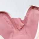 Christian Dior Trotter Canvas Pouch PVC Pink Silver Auth ti3758-16